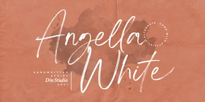Angella White Font