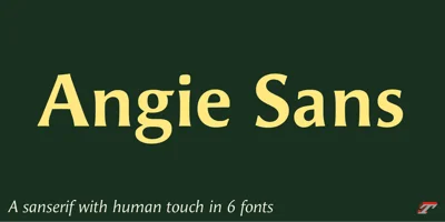 Angie Sans Std Font