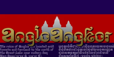 AngloAngkor Font