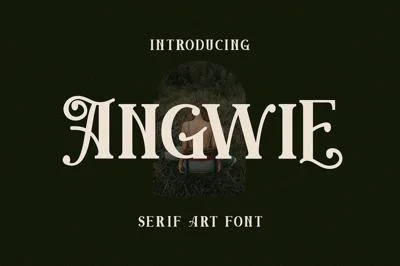 Angwie Serif Art Font