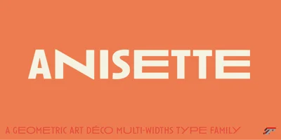 Anisette Std Font