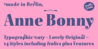 Anne Bonny Font