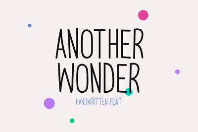 Another Wonder Typeface Free Download