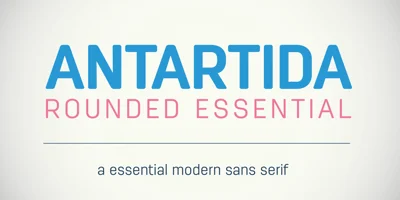 Antartida Rounded Essential Font