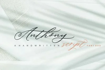 Anthony Script Font Duo