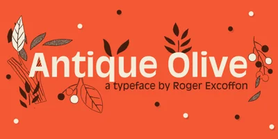 Antique Olive Font
