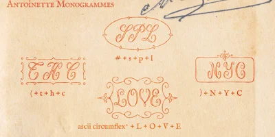 Antoinette Monogrammes Font