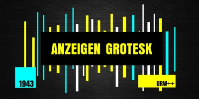 Anzeigen Grotesk Font