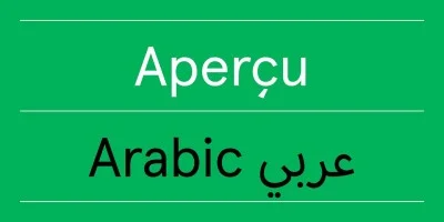 Apercu Arabic Font