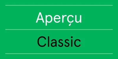 Apercu Variable Font