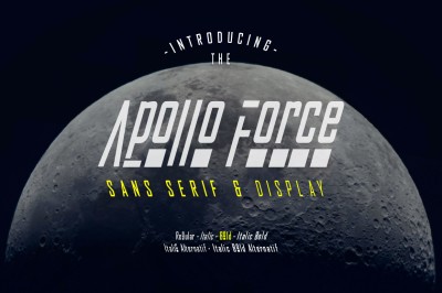 Apollo Force Family Font