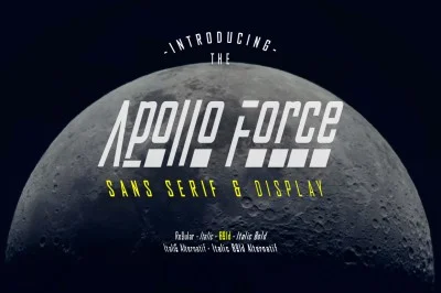 Apollo Force Family Font