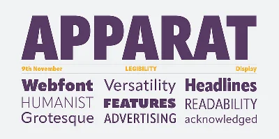 Apparat Condensed Font