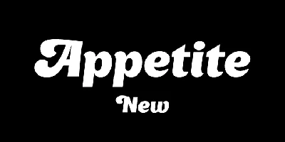 Appetite New Font