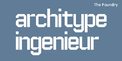Architype Ingenieur Font
