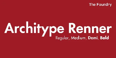 Architype Renner Font