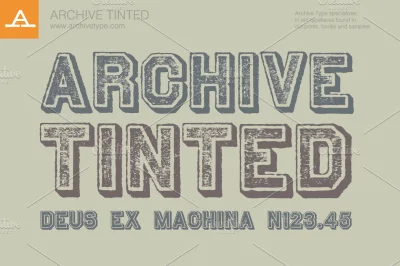 Archive Tinted Font