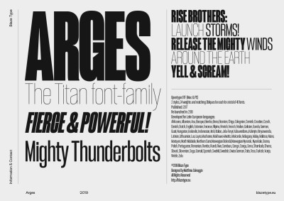 Arges Font