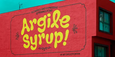Argile Syrup Font