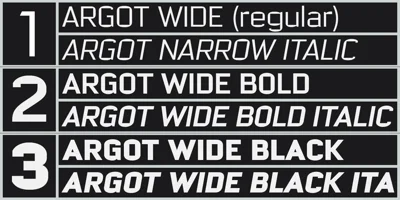 Argot Font