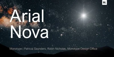 Arial Nova Font