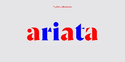 Ariata Font