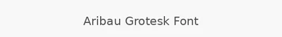 Aribau Grotesk Font