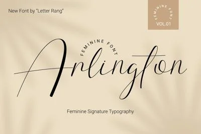 Arlington | Feminine Font
