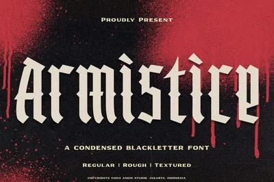 Armistice Blackletter Fonts