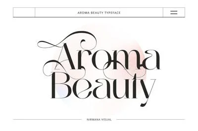 Aroma Beauty - Modern serif Font