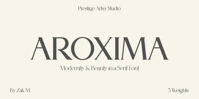 Aroxima Font