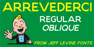 Arrevederci JNL Font