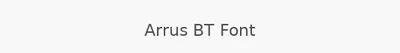 Arrus BT Font