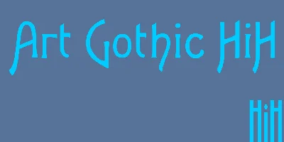 Art Gothic HiH Font