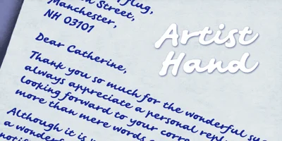 Artist Hand Font