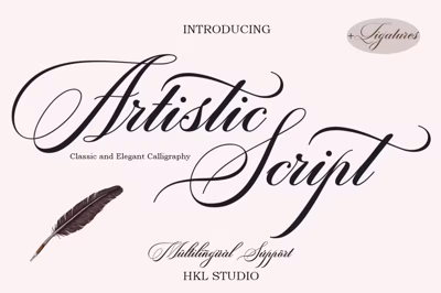 Artistic Script Free Download