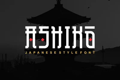 Ashiko – Japanese Style Font