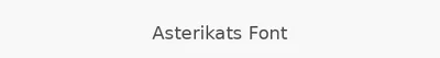 Asterikats Font