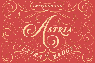Astria – Fancy Typeface