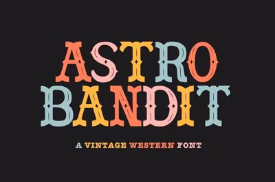 Astro Bandit Font - Serif Font Free Download