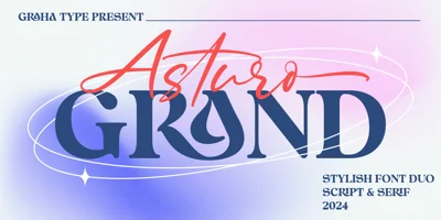 Asturo Grand Font