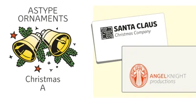 ASTYPE Ornaments Christmas A Font
