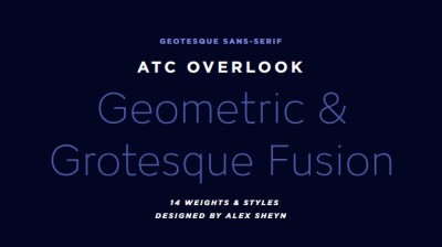 ATC Overlook Font