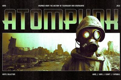 Atompunk - Retro Futurism Fonts Free Download