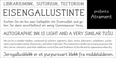 Atrament Font