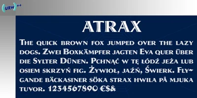 Atrax Font