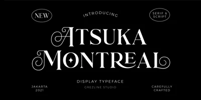 Atsuka Montreal Font