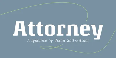 Attorney Font