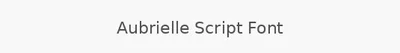 Aubrielle Script Font