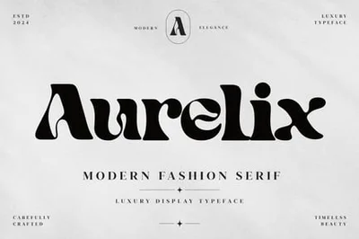 Aurelix Modern Fashion Serif